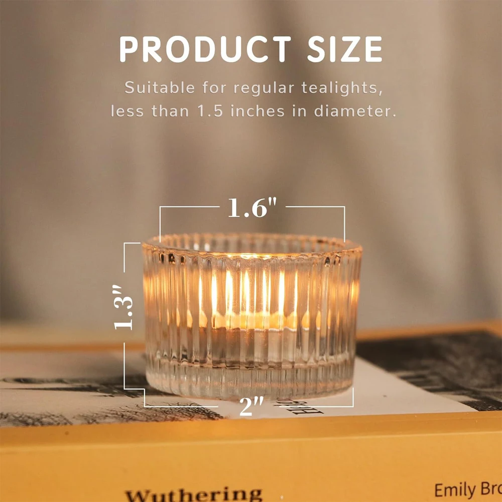 6/12 шт. прозрачных подсвечник – обзор и цена Candle Glass Supplies