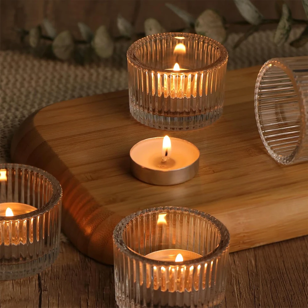 6/12 шт. прозрачных подсвечник – обзор и цена Candle Glass Supplies