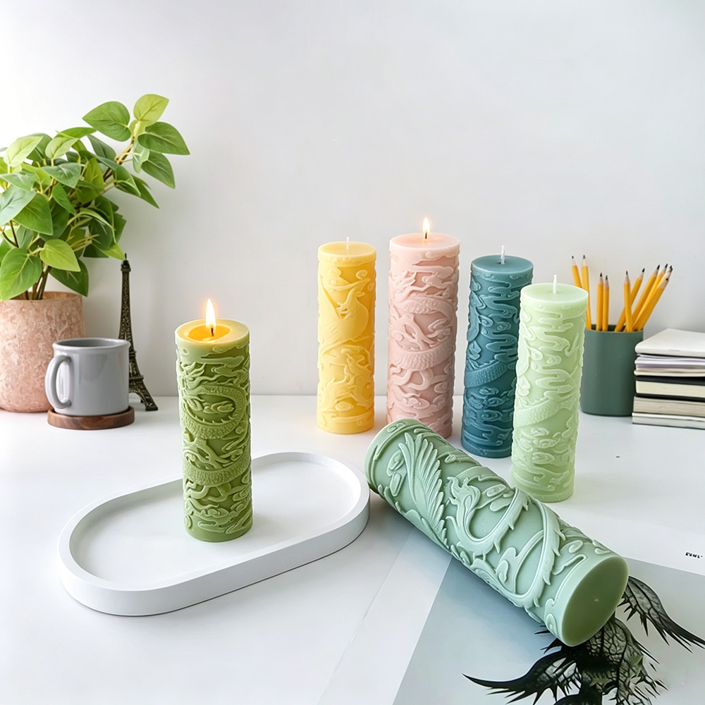 Дракон Феникс тиснение цилиндр – обзор и цена Candle Supplies Phoenix