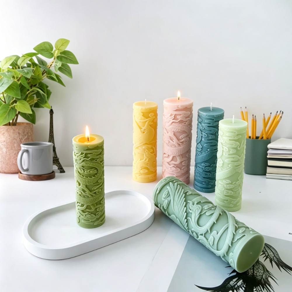 Дракон Феникс тиснение цилиндр – обзор и цена Candle Supplies Phoenix