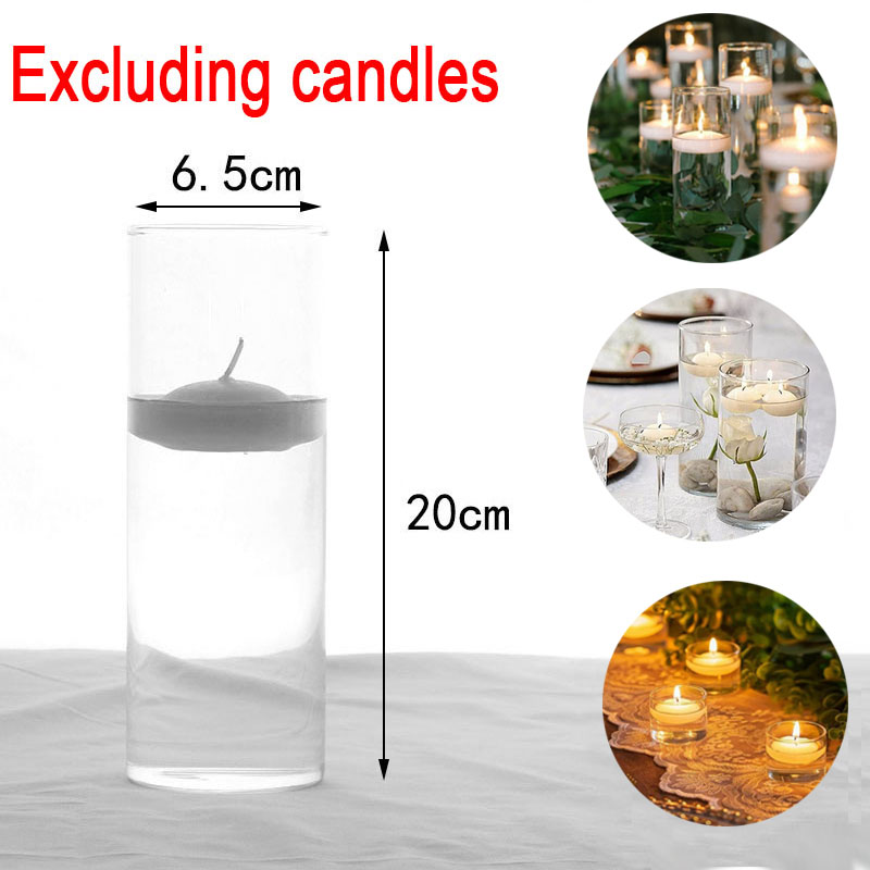 1 шт., прозрачный цилиндрическ – обзор и цена Candle Glass Supplies