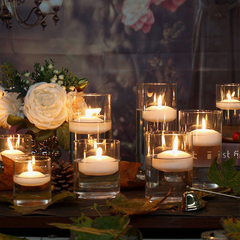 1 шт., прозрачный цилиндрическ – обзор и цена Candle Glass Supplies